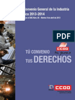XVII Convenio General de La Industria Quimica 2013-2014