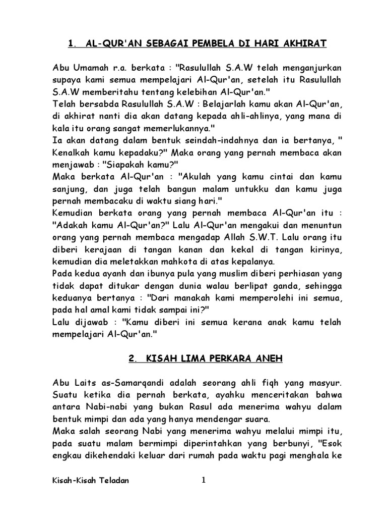 Kisah Teladan Pdf