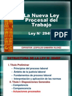 La Nueva Ley Procesal Del Trabajo