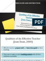 week 2 ii qualities of an effective teacher