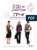 Jockey 75% Off Flyer For Dec