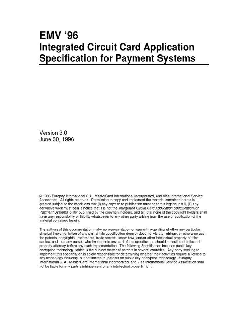 Emv Integrated Circuit Card Application Smart Card Emv