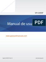 Samsung Galaxy s5 User Manual SM G900F Spanish Language 201404 PDF