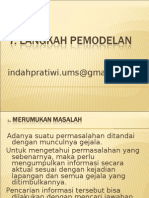 Langkah Pemodelan