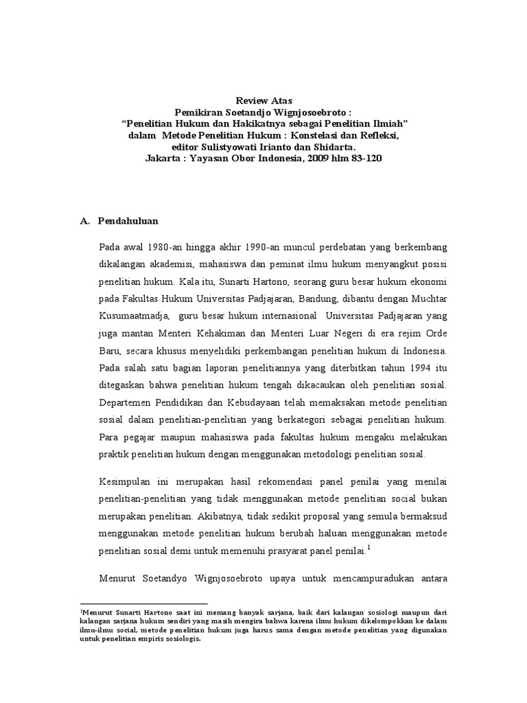 Contoh Penelitian Hukum Empiris Mosaicone