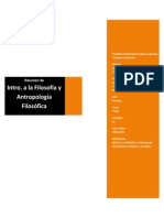 Introducción A La Filosofía y Antropología Filosófica PDF