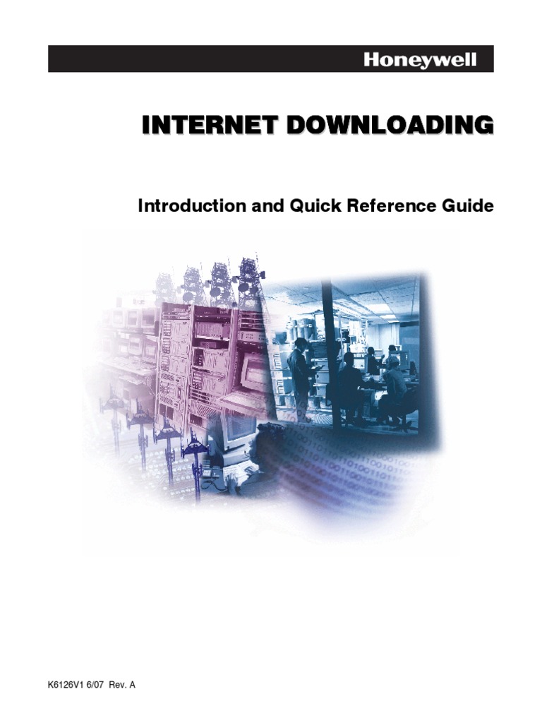 Honeywell Internet Downloading Rev A | PDF | Digital Subscriber Line |  Internet Access