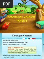 KARANGAN CATATAN