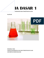 Kimia Dasar 1 IPA Lengkap