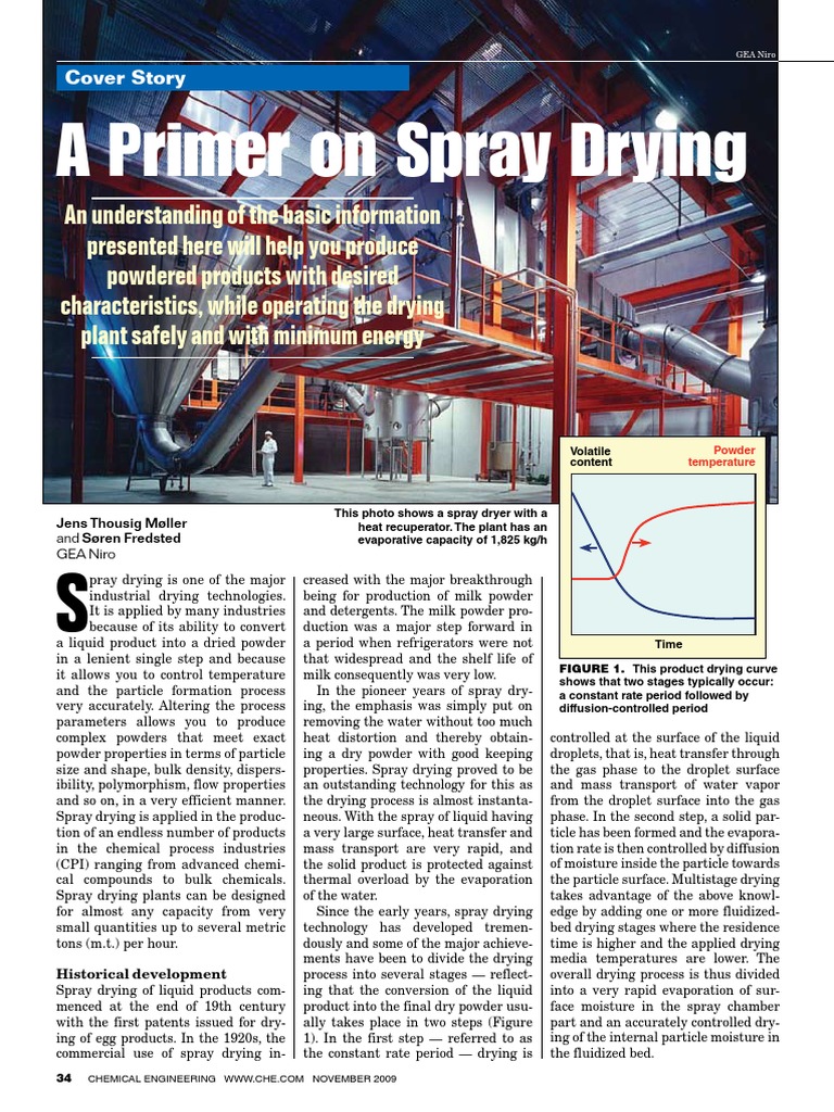 Overview of Spray Drying Technology | PDF | Aerosol | Evaporation