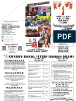 Pamplet Kursus Persediaan Menjadi Bakal Isteri PDF