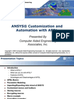 ANSYS® Customization and Automation With APDL