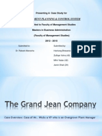 Case Study - Grand Jean Company