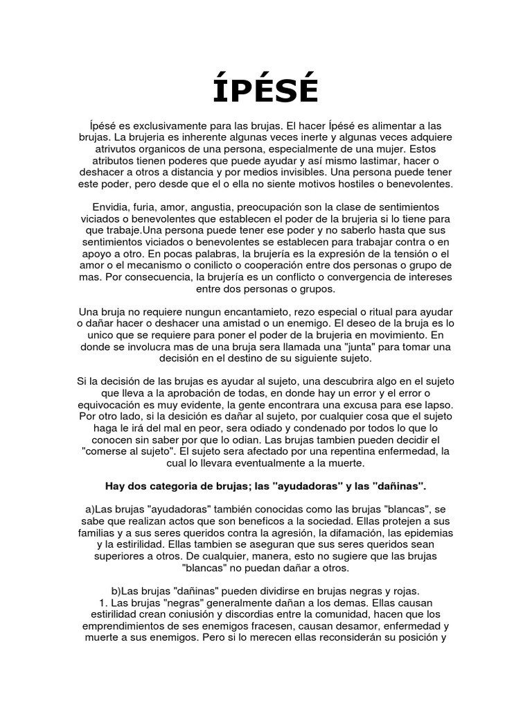 ÍPÉSÉ | Brujería | Amor