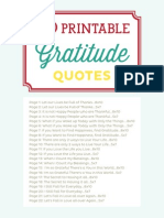 Gratitude: Printable