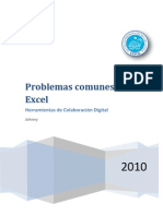 Problemas Comunes en Excel