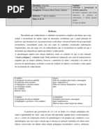 Reflexão 7ºaula Regência