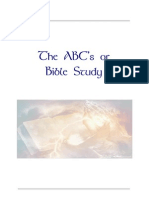 The ABCs of Bible Study - How To Study The Bible For Yourself!