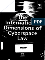 International Dimensions of Cyberspace Law