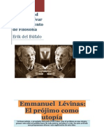 Emmanuel Lévinas-El Prójimo Como Utopía. Del Búfalo