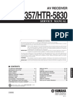 Service manual for AV receiver RX-V357/HTR-5830
