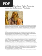 Resumo Da Filosofia de Platão