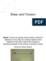 Shear and Torsion