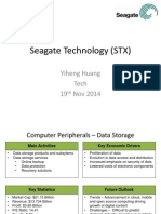 Seagate Technology (STX) : Yiheng Huang Tech 19 Nov 2014