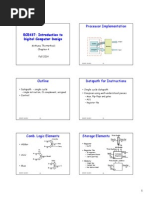 Processor Implementation: ECE437: Introduction To Digital Computer Design