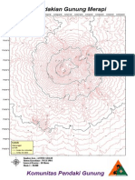 Peta Topografi Gunung Merapi