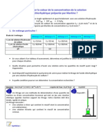 TS Reaction AB-Indicateur-dosage