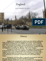 England: History, Culture, Economy, Geography and Policy