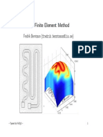 The Finite Element Method: Fredrik Berntsson (Fredrik - Berntsson@liu - Se)