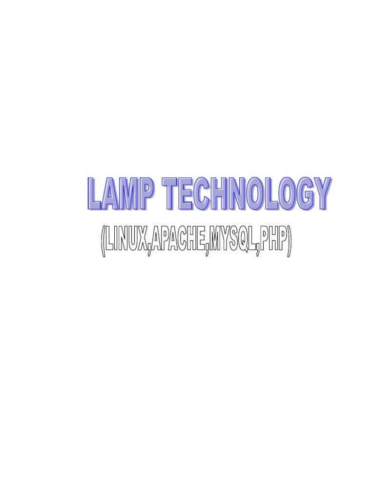 Overview of LAMP Technology Components | PDF | Php | Web Design