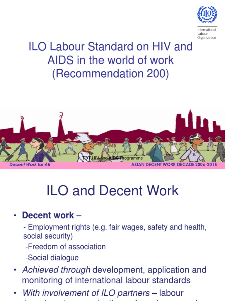 Ilo Policy on Hiv and Aids | International Labour Organization | Hiv/Aids