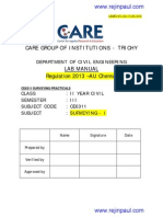 Ce6311 Survey Lab Manual