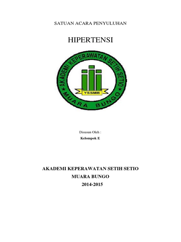 Sap Doc Hipertensi