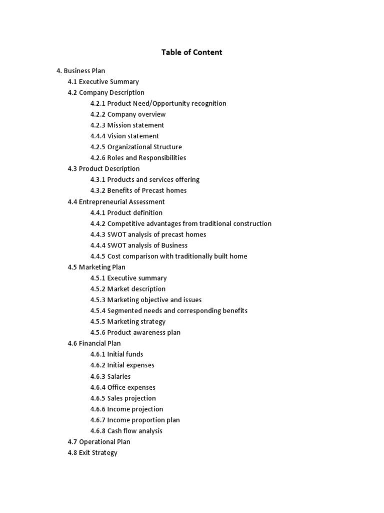 Business Plan (Precast Concrete Houses) Precast Concrete Marketing