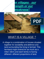 Indian Villages: Considerations