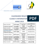 Calendario Regate Classe FJ 2015