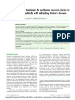 Adjunctive Treatment to Antitumor Necrosis Factor.12