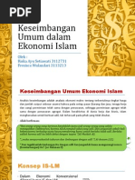 Download Keseimbangan Umum Dalam Ekonomi Islam Ppt by Riska Ayu Setiawati SN250925448 doc pdf