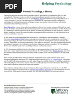 Download Forensic Psychology a History by Helping Psychology SN25092658 doc pdf