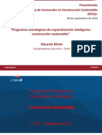 Programas Estrategicos Especializacion Inteligente Construccion Sustentable Eduardo Bitran Corfo PDF