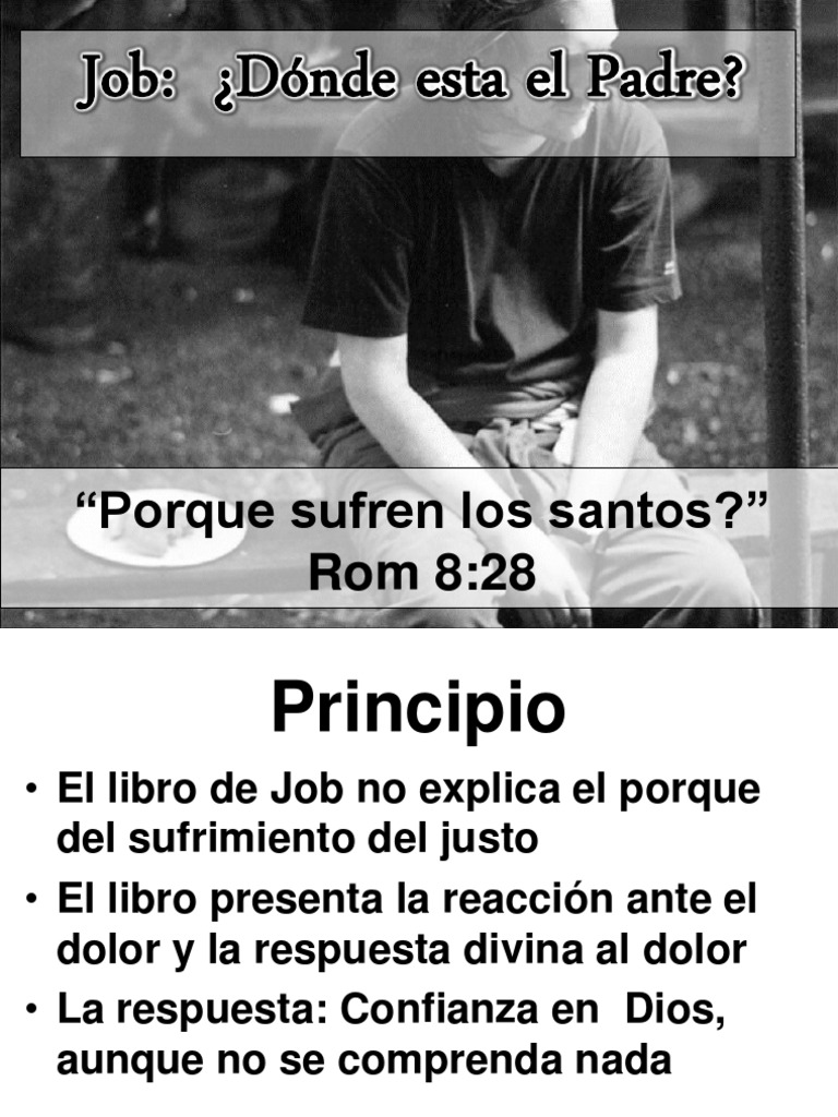 El sufrimiento de Job y la justicia divina | PDF | Libro de trabajo ...