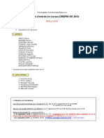 Resultats Concours de 2012