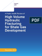 New York Department of Health Fracking Review