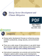 Energy Sector Development and Climate Mitigation: Ajay Mathur