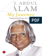 My Journey - Transforming Dreams Into Actions - Kalam A P J Abdul