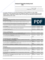 Frontotemporal Dementia Rating Scale FRS